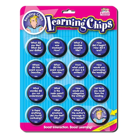 Kagan Publishing Reading Comprehension Chips MDR